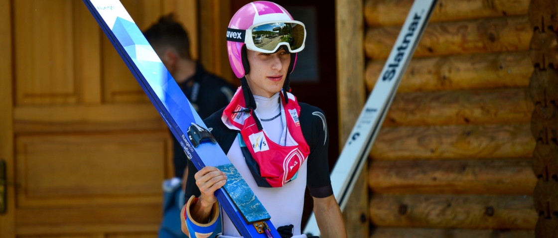 Skokan na lyžích Viktor Polášek